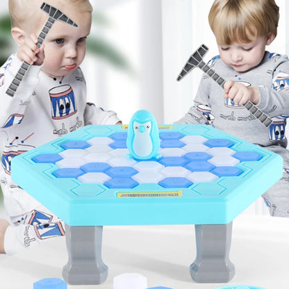 Mini Kids Save Penguin Ice Block Breaker Trap Toys