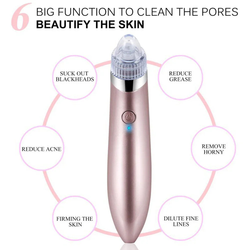 Blackhead Remover Pore Acne Pimple Removal Vacuum Suction blackheadrem