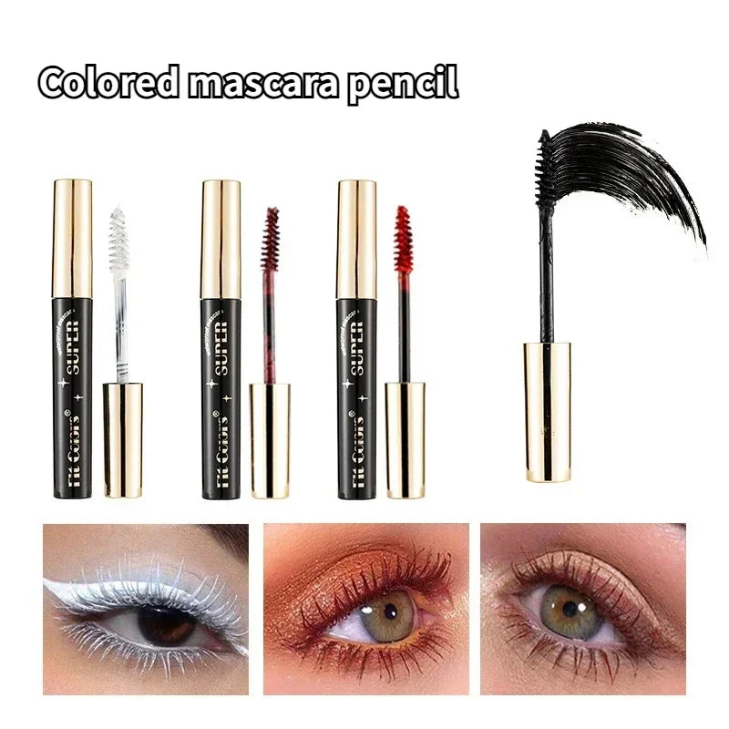 14 Color Mascara Thick Curl Waterproof Non-smudding Stage Makeup