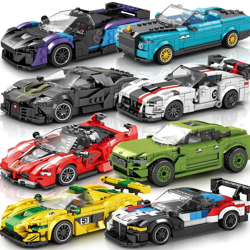 Speed Champions Series Racing Sports Vehiclea Toys For Kids