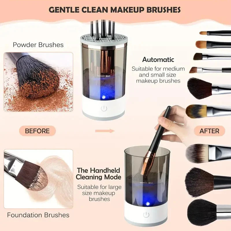 usb plug portable electric makeup brush cleanerusb plug portable elect