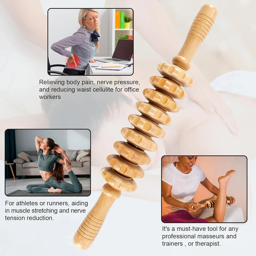 Wooden Therapy Massage Tool for Body Shaping