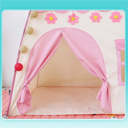 Kids Pink Play House Tent Teepee Tent Enfantkids pink play house tent 