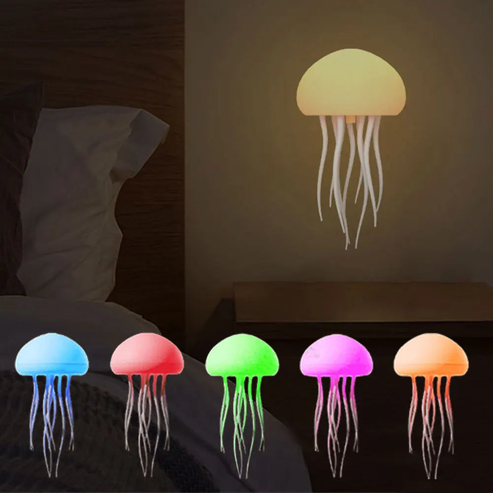 Creative Jellyfish Light Voice Control Bedside Lamp