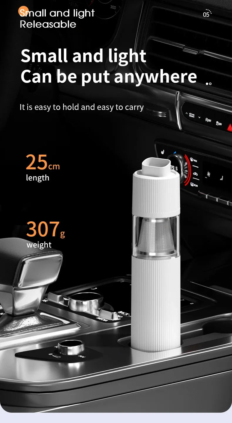 Xiaomi Portable Car Vacuum Cleaner 98000Pa Mini Handheld Wireless Cleaning Machine Robot for Home Auto Supplies Strong Suction