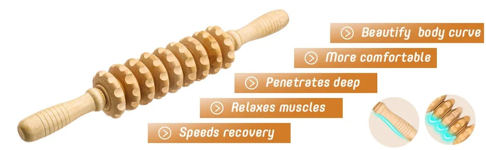 Wooden Therapy Massage Tool for Body Shaping