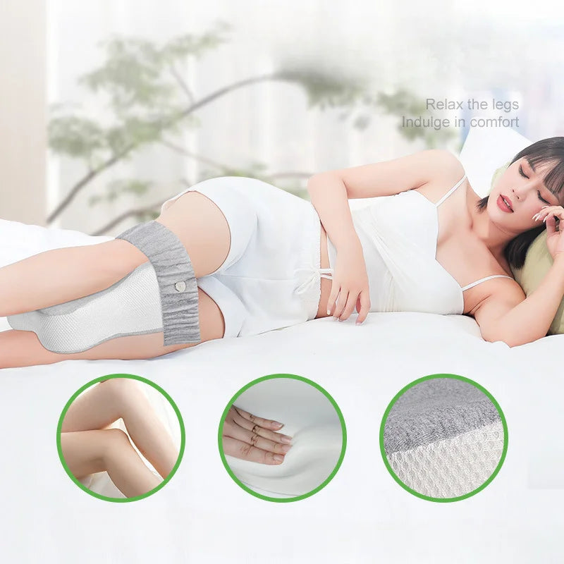 orthopedic slow rebound memory cotton clamp leg pillow maternity foot pillow strap adjustable side sleeping knee leg pillow