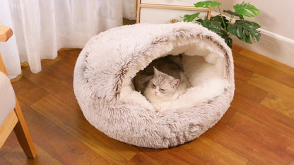 fluffy warming pet cave bedfluffy warming pet cave bedfluffy warming p