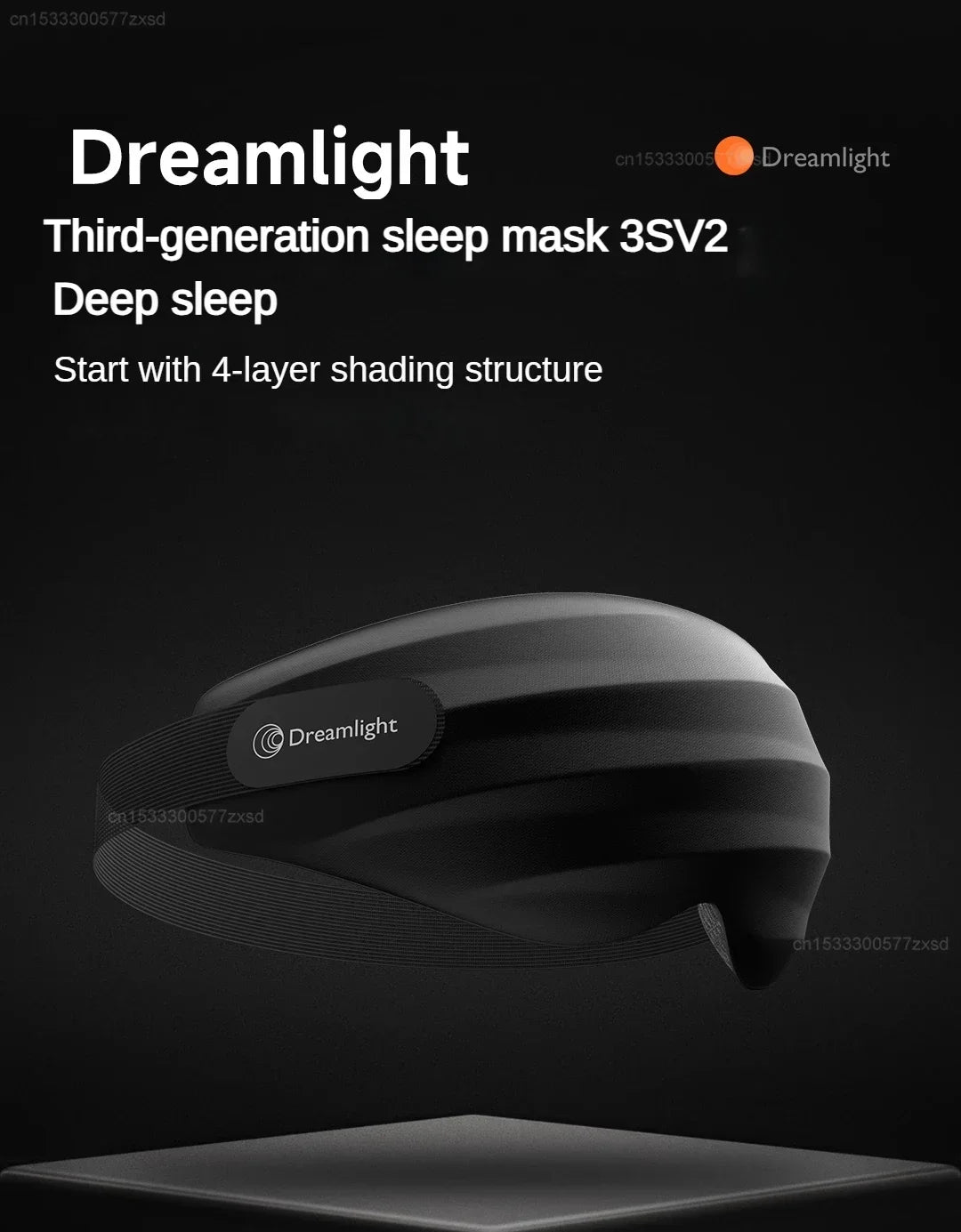 Block Out Light Eye Mask Portable For Sleeping