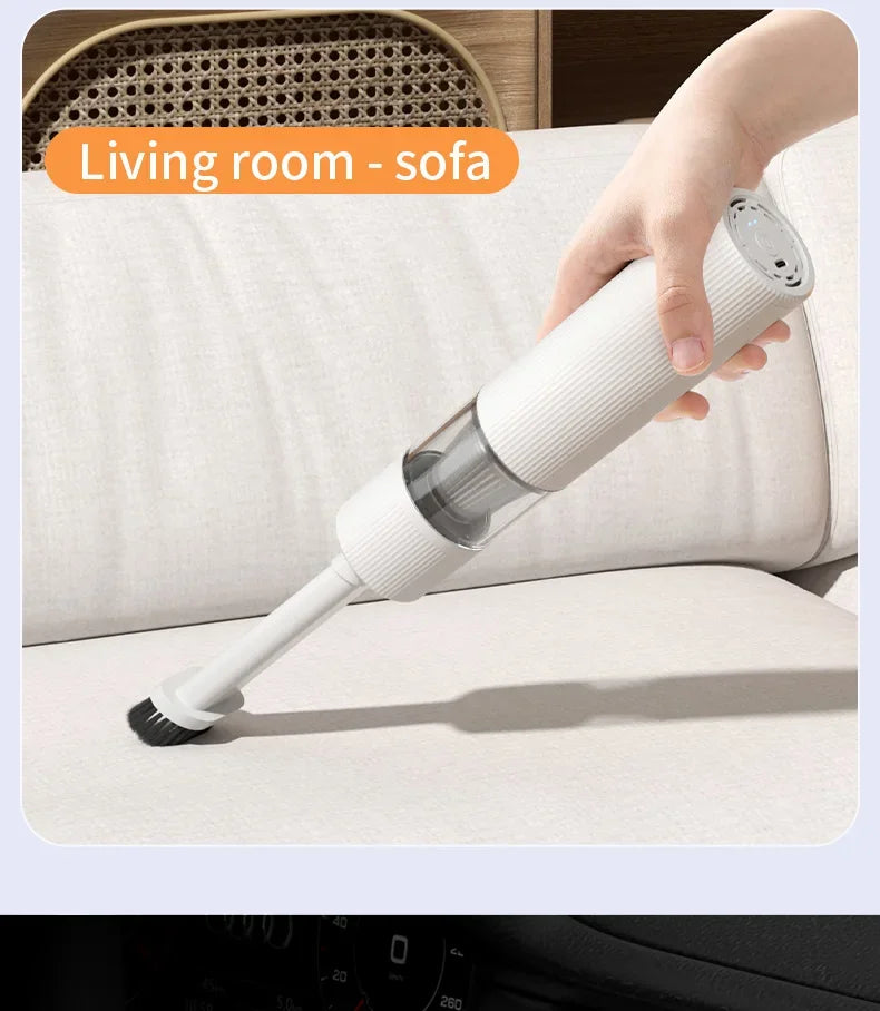 Xiaomi Portable Car Vacuum Cleaner 98000Pa Mini Handheld Wireless Cleaning Machine Robot for Home Auto Supplies Strong Suction