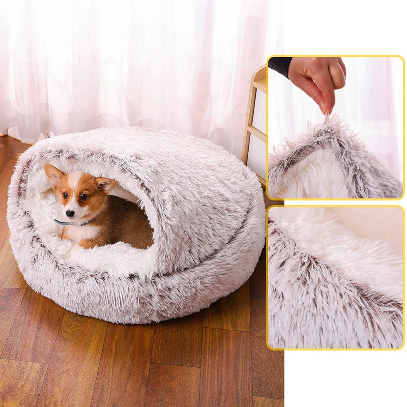 fluffy warming pet cave bedfluffy warming pet cave bedfluffy warming p