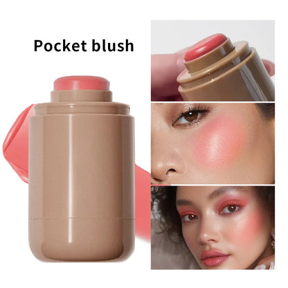 Portable Pocket Blush Soft Natural Flushed Makeup Look Hot